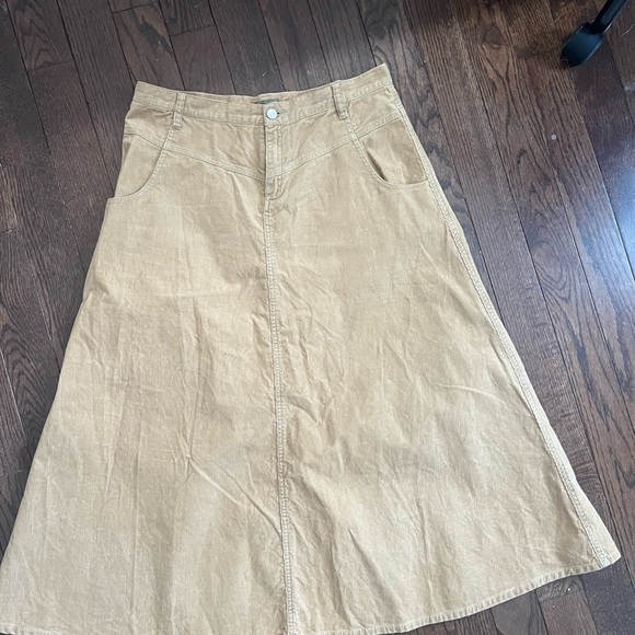 Vintage J. Crew Carmel A-Line Skirt - Picture 2 of 5